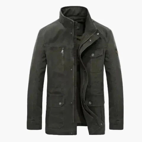 Veste décontractée homme à poches multiples style urbain pour usage quotidien
