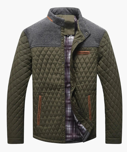 Veste matelassée homme style bomber casual pour l’automne et l’hiver
