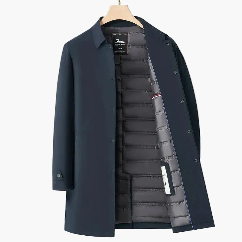 Manteau élégant mi-saison pour homme - Style urbain chic, usage quotidien et professionnel