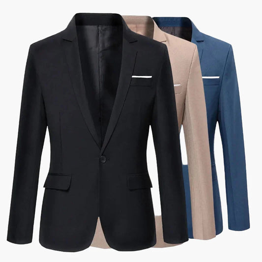Veste de costume homme élégante coupe slim pour affaires et occasions formelles