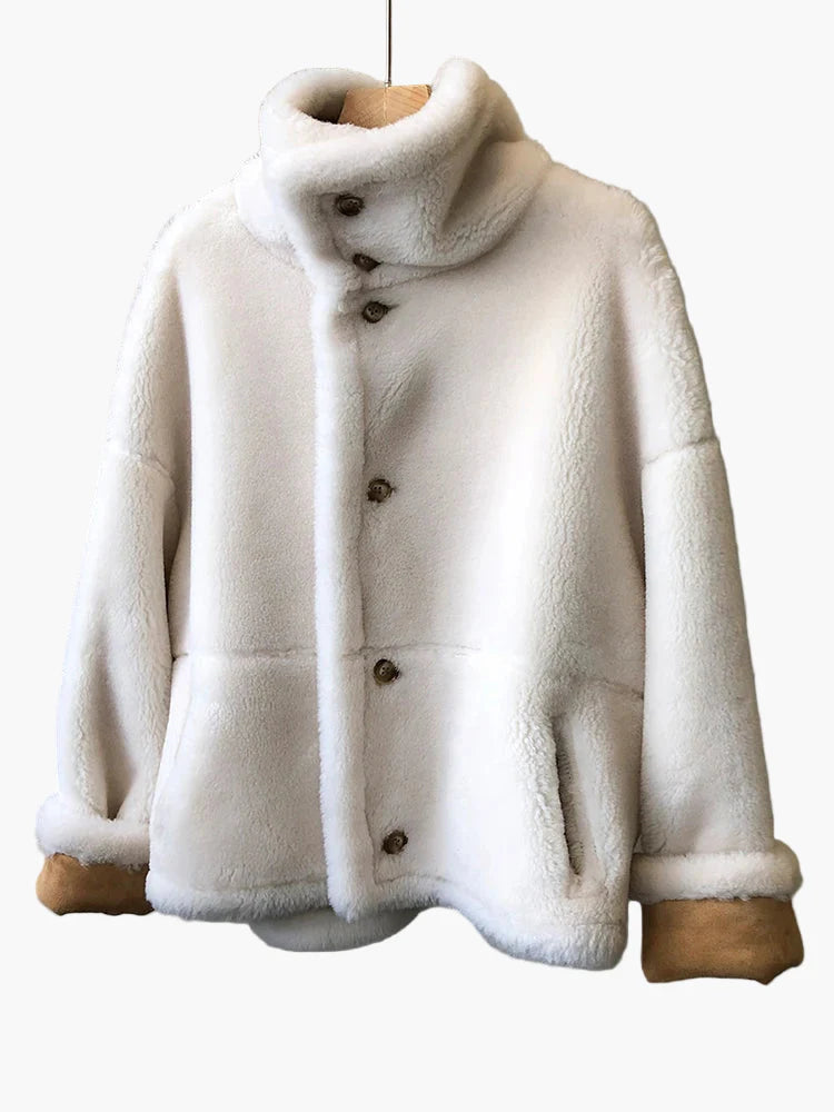 Veste d'hiver femme style aviateur coupe oversize tendance urbaine