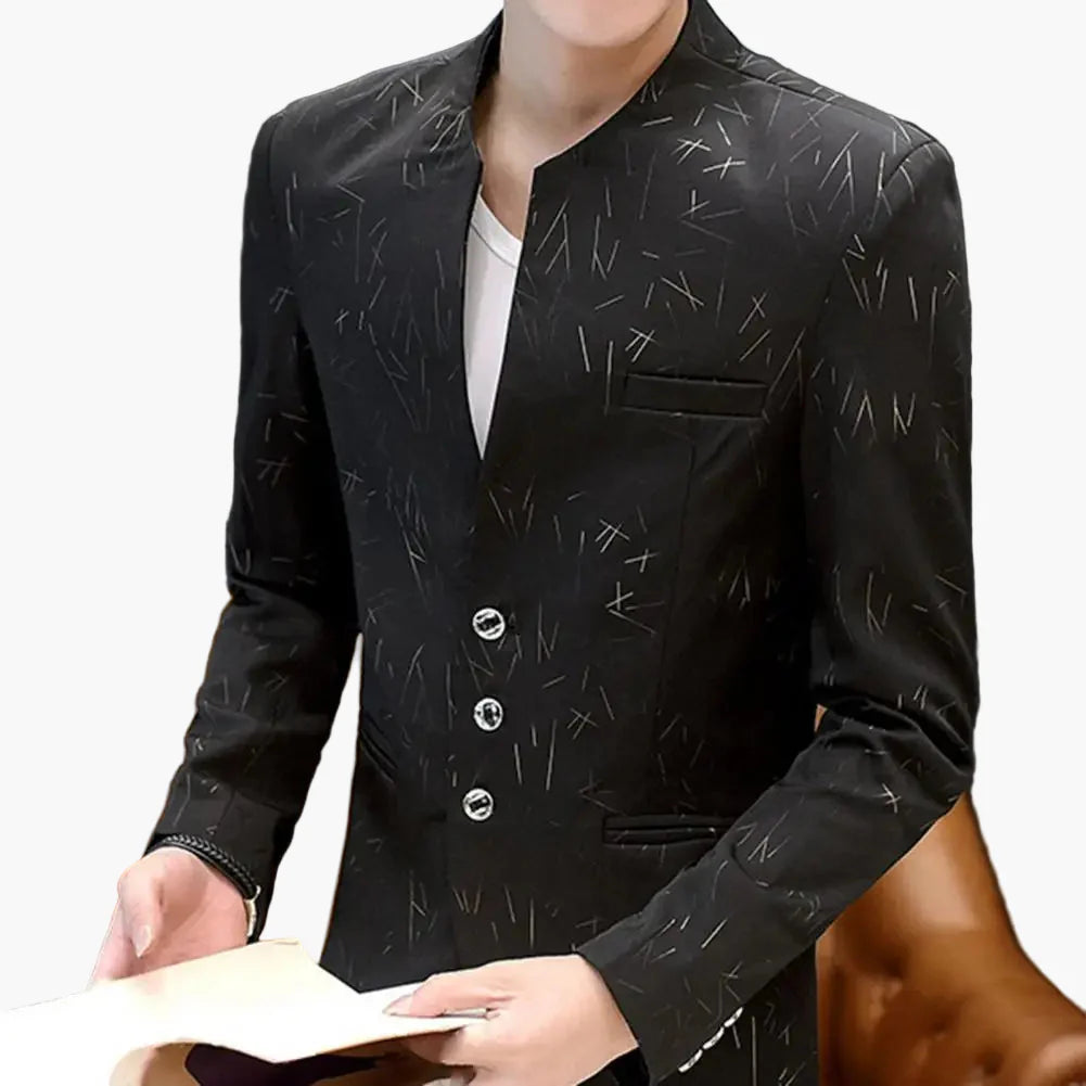 Blazer homme style moderne coupe ajustée pour occasions spéciales ou bureau