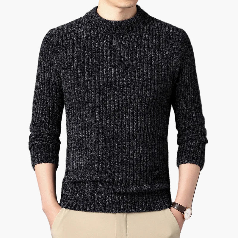 Pull à Col Montant Style Décontracté pour Homme – Élégance Moderne et Confort au Quotidien