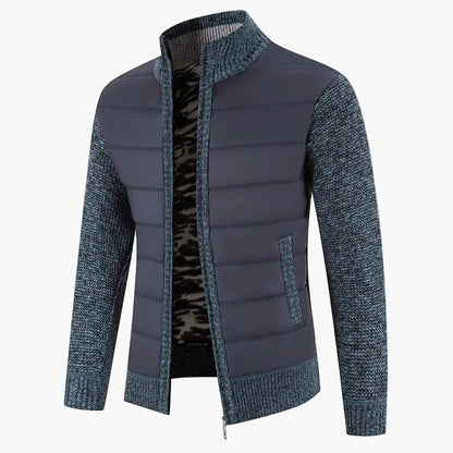 Veste décontractée pour homme style urbain à manches longues avec fermeture éclair