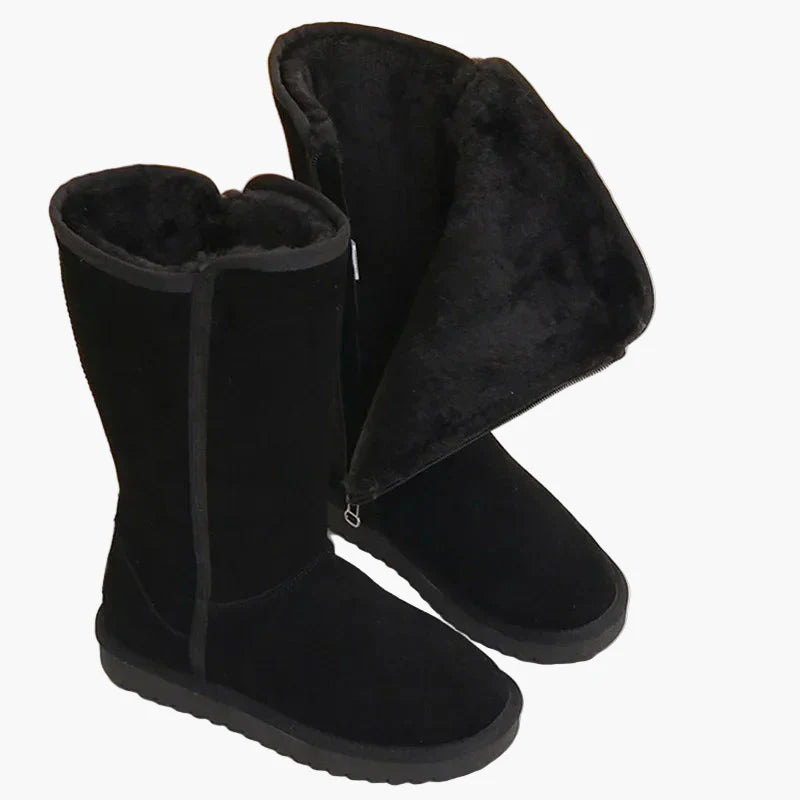 Bottes d'hiver hautes pour femme style décontracté urbain