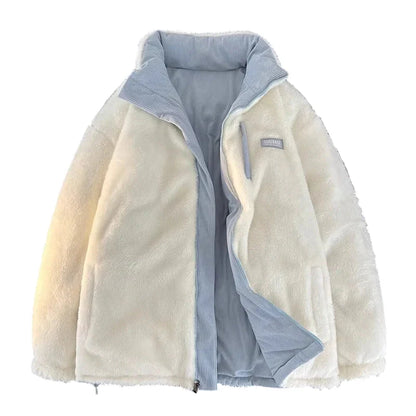 Veste d'hiver unisexe style urbain, coupe ample, usage quotidien et tendance