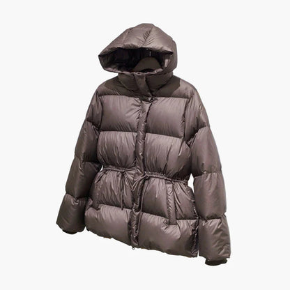 Veste doudoune à capuche pour femme style décontracté hiver urbain