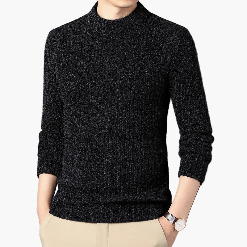 Pull à Col Montant Style Décontracté pour Homme – Élégance Moderne et Confort au Quotidien