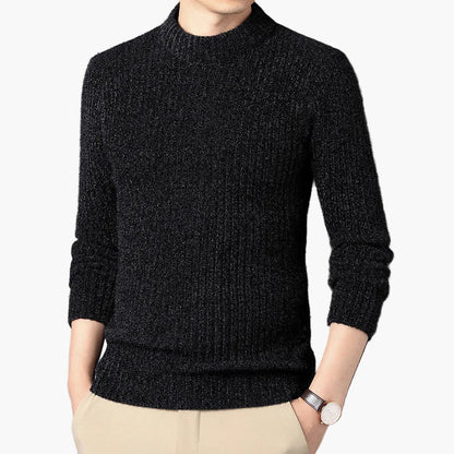 Pull à Col Montant Style Décontracté pour Homme – Élégance Moderne et Confort au Quotidien