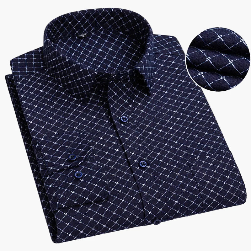 Chemise habillée à rayures pour homme - Élégance professionnelle et style moderne