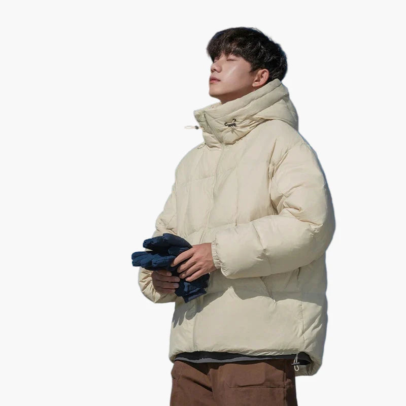 Doudoune Oversize Unisexe à Capuche Style Urbain pour Hiver - Idéale Quotidien et Outdoor