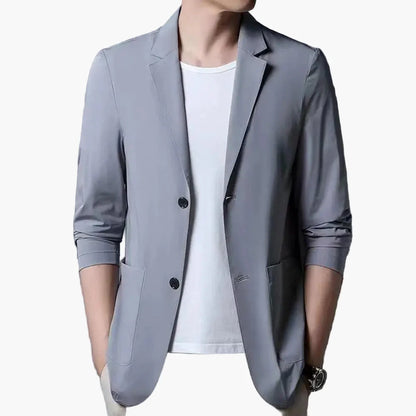 Veste Blazer Décontractée Homme Style Moderne pour Travail et Sorties