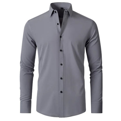 Leon – Chemise Slim-Fit Extensible pour Homme