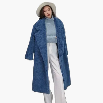 Manteau long femme style urbain élégant – Coupe oversize tendance pour l’hiver