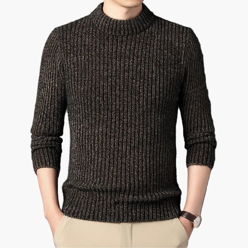 Pull à Col Montant Style Décontracté pour Homme – Élégance Moderne et Confort au Quotidien