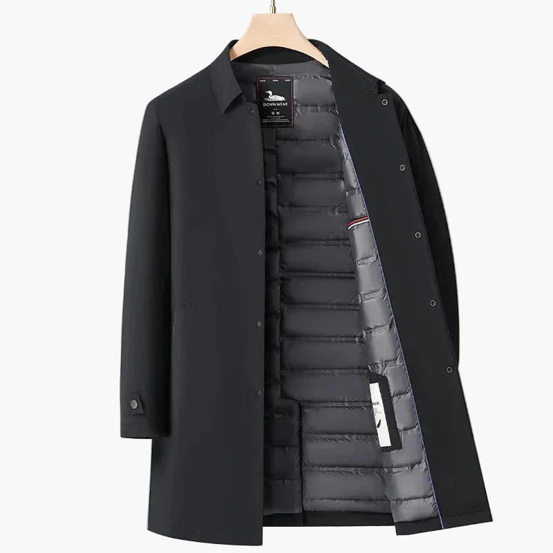 Manteau élégant mi-saison pour homme - Style urbain chic, usage quotidien et professionnel