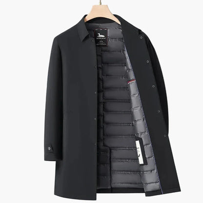 Manteau élégant mi-saison pour homme - Style urbain chic, usage quotidien et professionnel