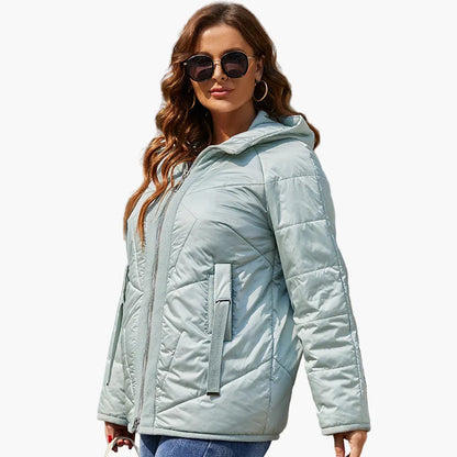 Veste Matelassée Femme Style Urbain Décontracté pour l’Hiver et les Loisirs