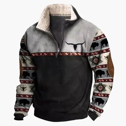 Sweat-shirt style western pour homme - Mode décontractée Wild West