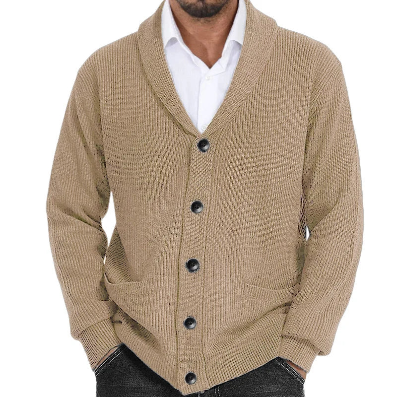 Malcolm – Cardigan Vintage Décontracté pour Homme