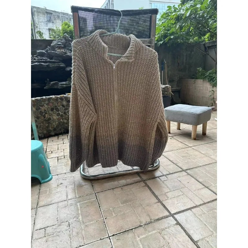 Phoebe – Cardigan Tricoté à Manches Lanternes Élégant pour Femmes