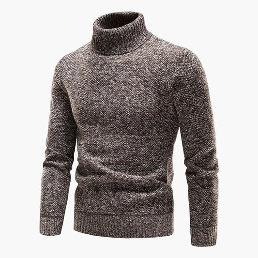 Pull à col roulé style classique pour homme – Élégance urbaine et confort quotidien