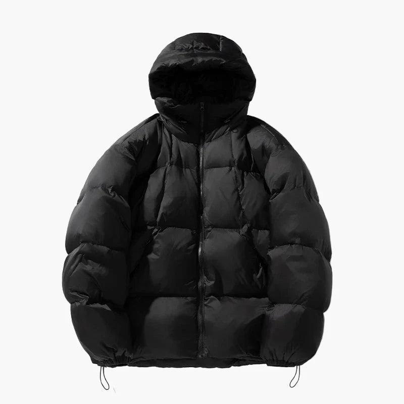 Doudoune Oversize Unisexe à Capuche Style Urbain pour Hiver - Idéale Quotidien et Outdoor