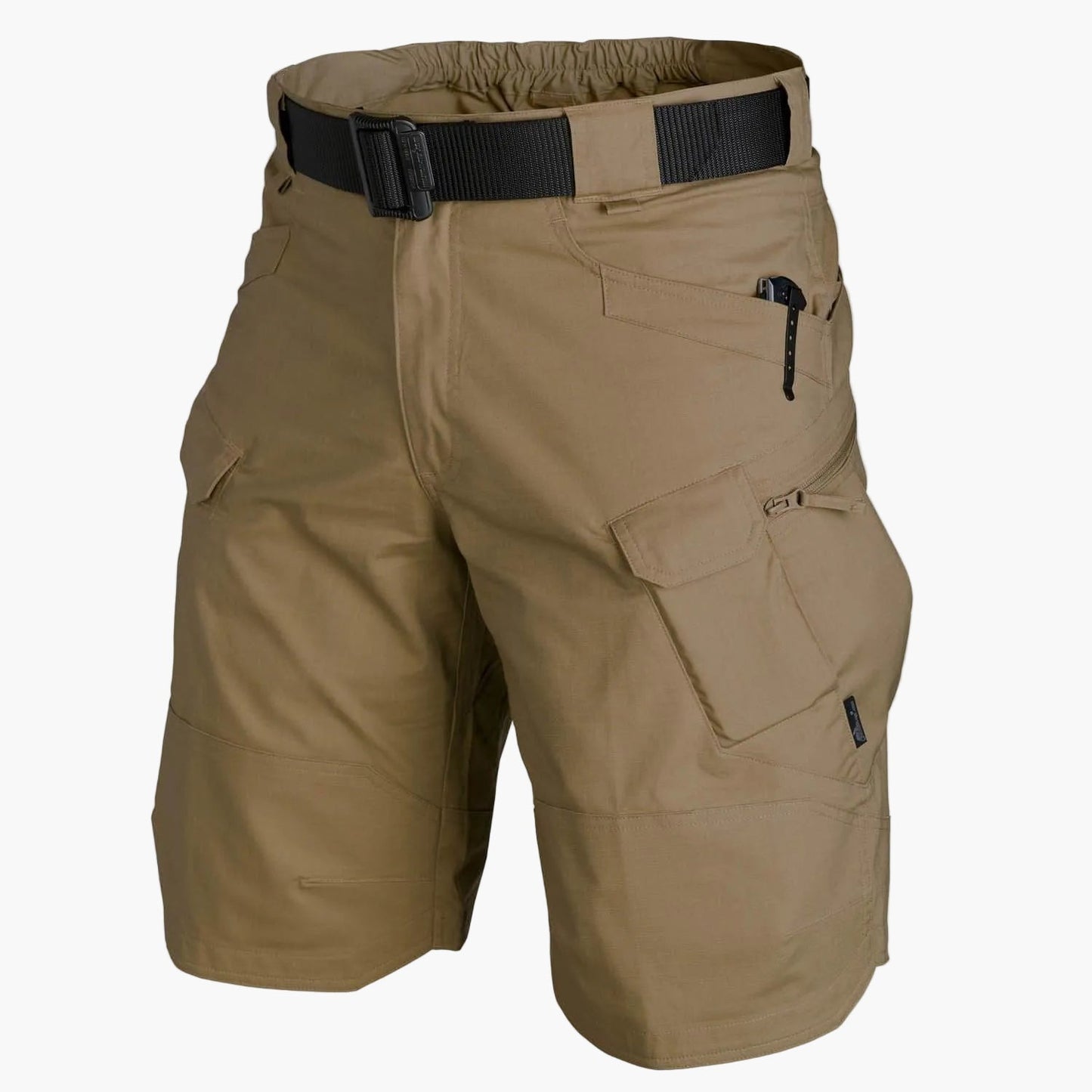 Men's Waterproof Tactical Shorts Military Style Multi-Pocket for Hiking and Outdoor Activities