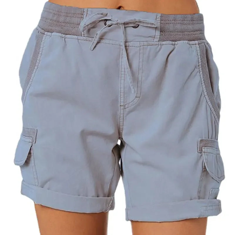 Kate – Shorts Cargo en Coton et Lin pour Femme