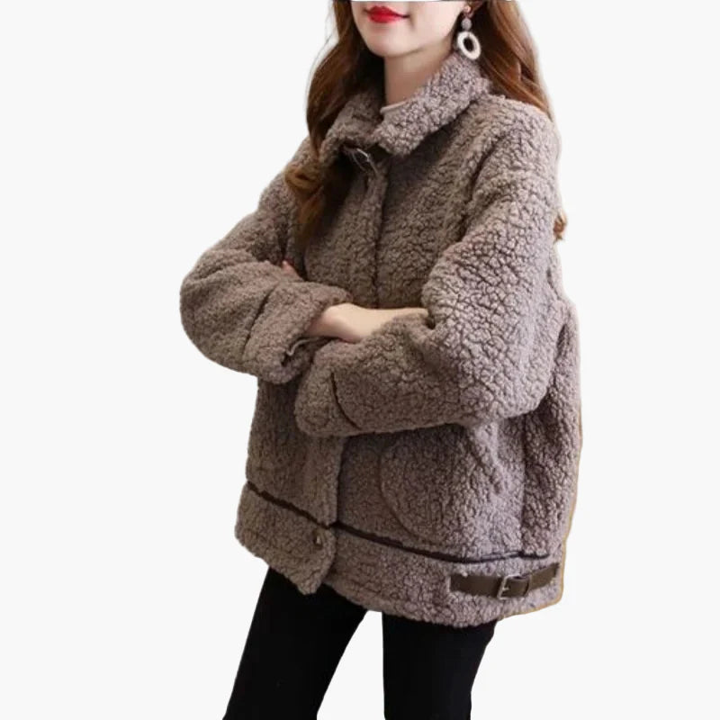 Veste Femme Style Décontracté Oversize Tendance Automne Hiver
