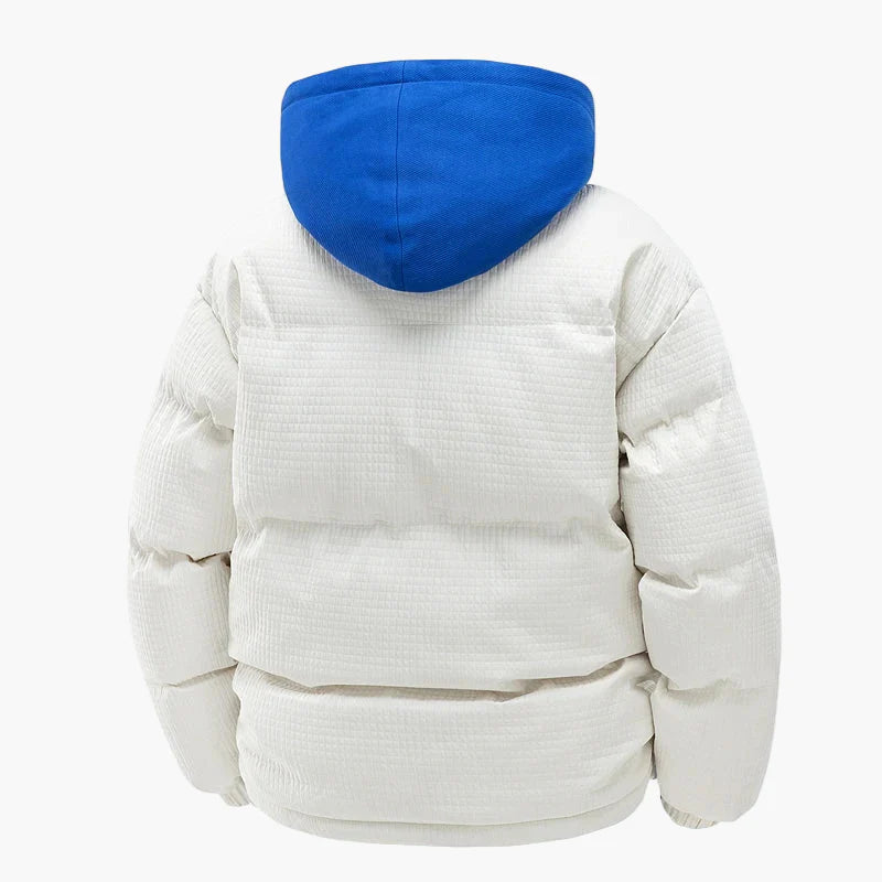 Veste doudoune homme style urbain à capuche – idéale pour l'hiver et la vie quotidienne