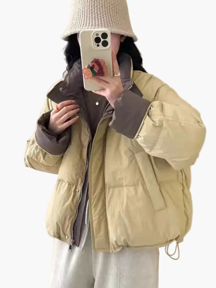 Veste matelassée décontractée pour femme style urbain hiver