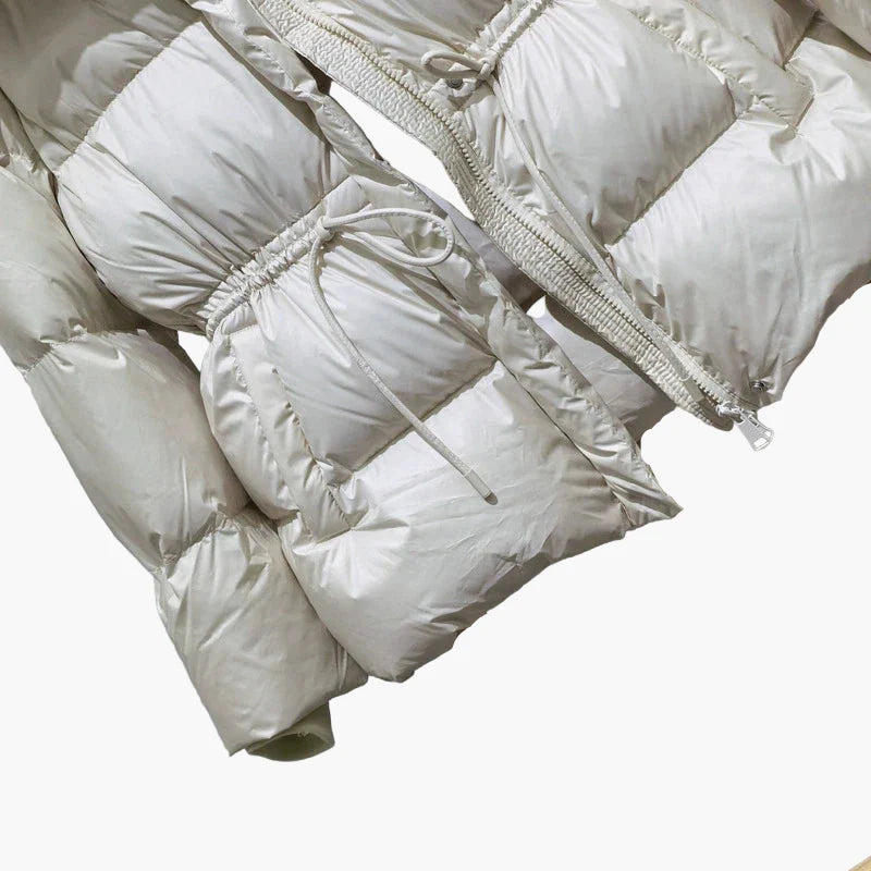 Veste doudoune à capuche pour femme style décontracté hiver urbain