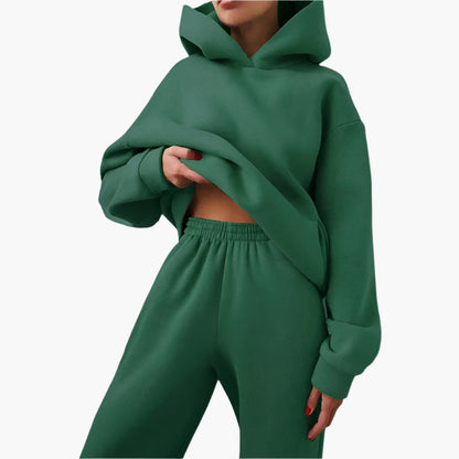 Ensemble Survêtement Décontracté Femme - Hoodie Oversize et Jogging Confortable pour la Maison et les Loisirs
