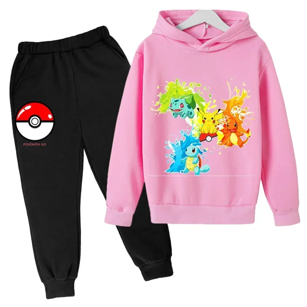 Esme – Ensemble Hoodie et Pantalon Pikachu pour Enfants pour Confort et Style