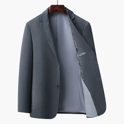 Veste de costume homme élégante style affaires, coupe moderne, idéale pour bureau et événements formels