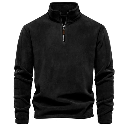 Marc – Sweat à Col Zippé en Soft Shell pour Hommes