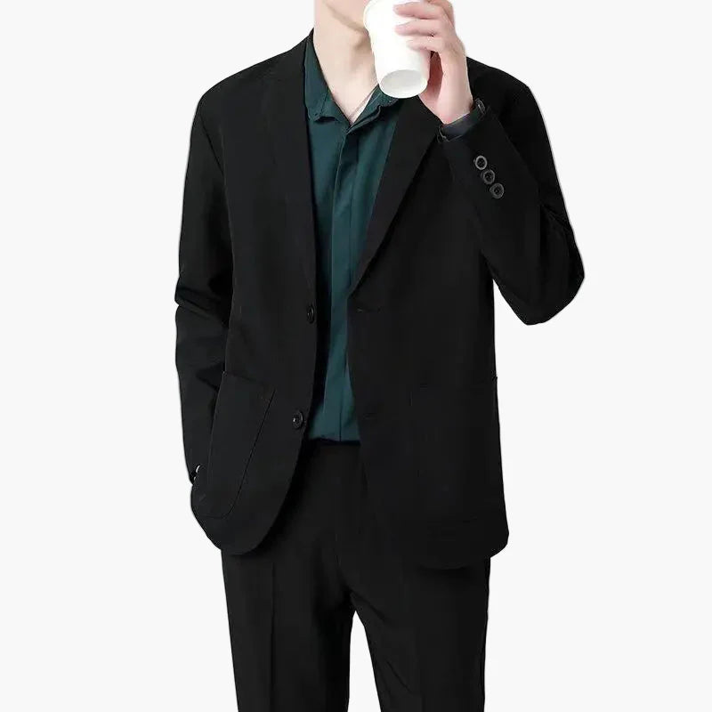 Veste blazer décontractée pour homme style urbain élégante