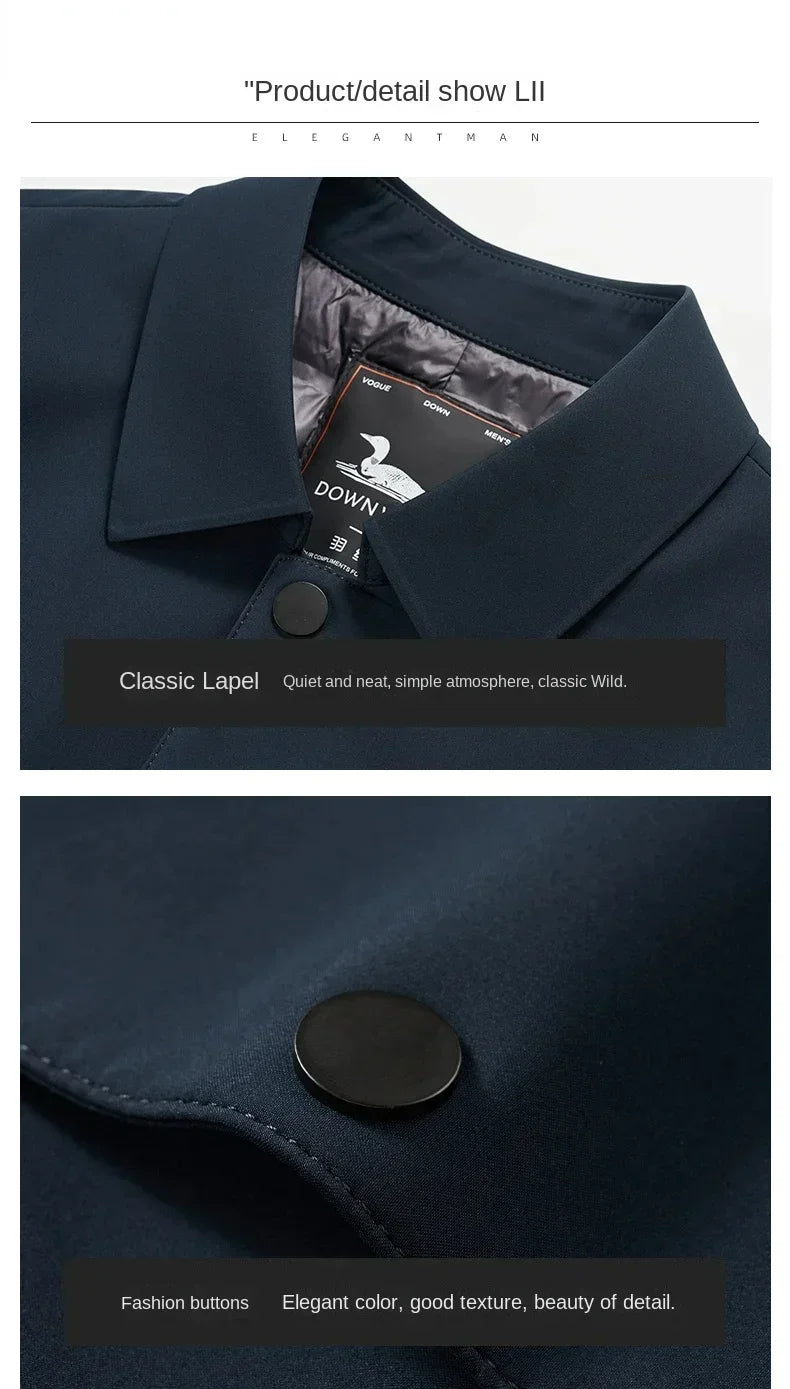 Manteau élégant mi-saison pour homme - Style urbain chic, usage quotidien et professionnel