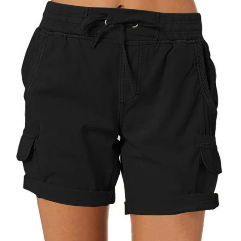 Kate – Shorts Cargo en Coton et Lin pour Femme