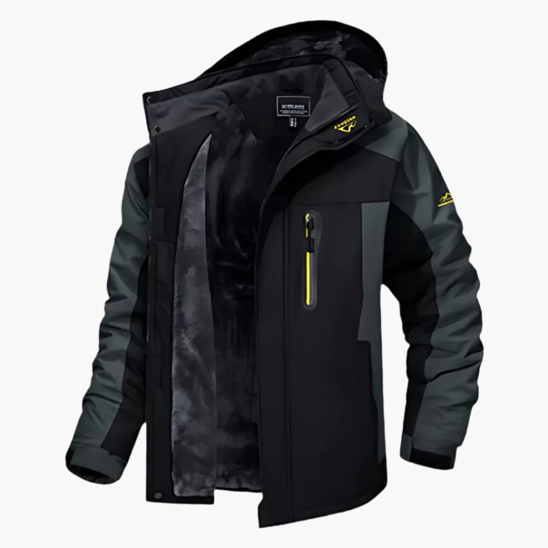 Veste d'hiver homme outdoor imperméable coupe-vent style sport pour activités extérieures