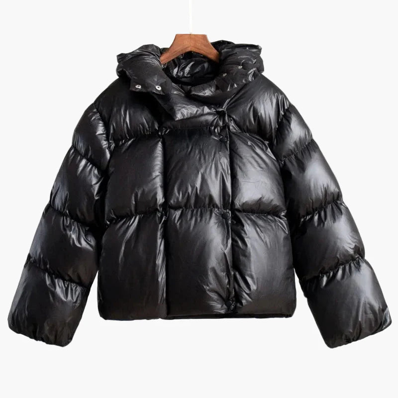 Doudoune courte oversize femme style urbain tendance hiver