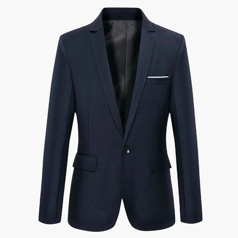 Veste de costume homme élégante coupe slim pour affaires et occasions formelles