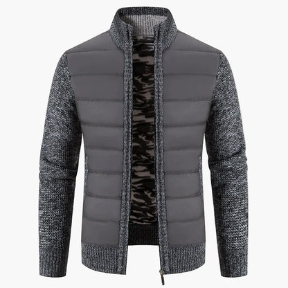 Veste décontractée pour homme style urbain à manches longues avec fermeture éclair
