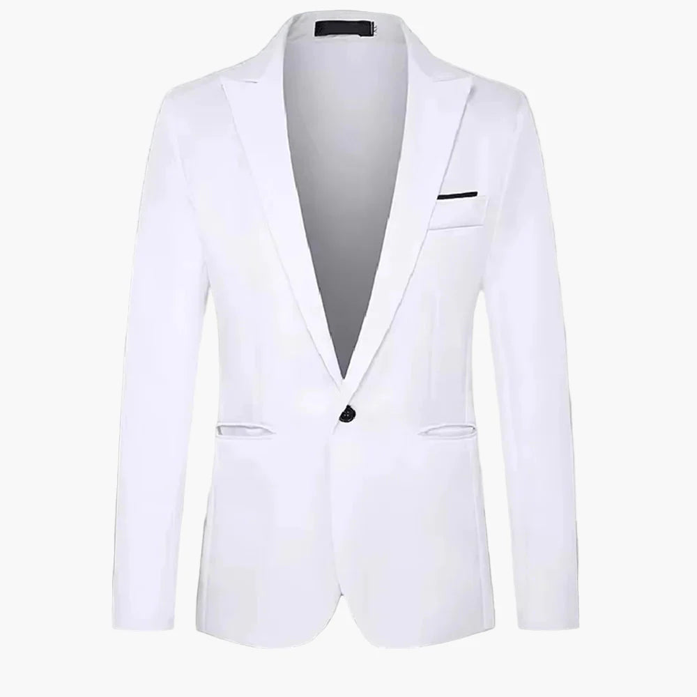 Veste de costume homme élégante style affaires – Idéale pour bureau et occasions formelles
