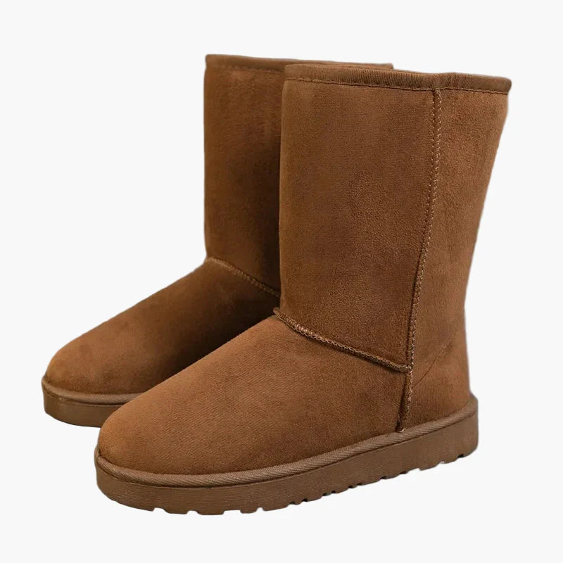 Bottes d'hiver décontractées pour femme - Style classique polyvalent pour temps froid