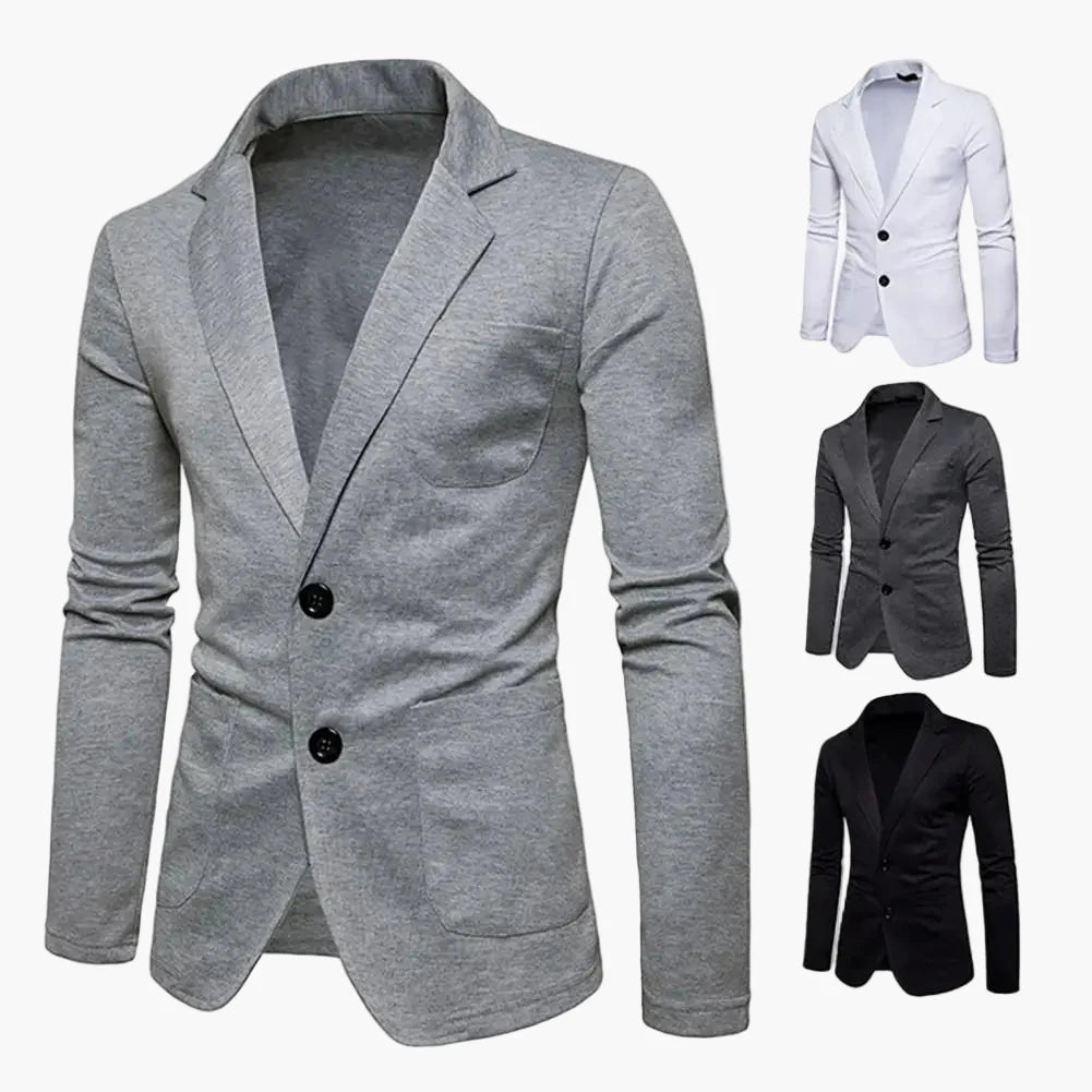 Veste blazer décontractée homme style moderne pour affaires ou loisirs