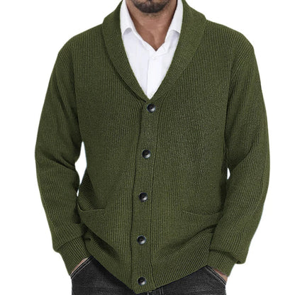 Malcolm – Cardigan Vintage Décontracté pour Homme