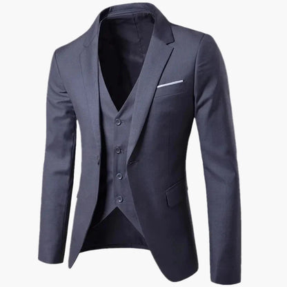 Veste de costume homme élégante coupe slim pour affaires et occasions formelles