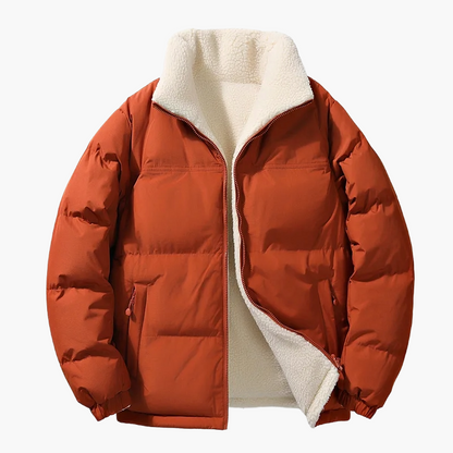 Veste doudoune homme style urbain coupe ample avec doublure chaude